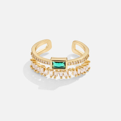 Bliss - Bague en cristal strié