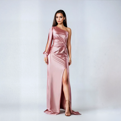 LEILA™ | ROBE LONGUE À MANCHES ENCHANTÉES