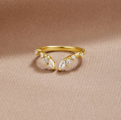 Frieden - Bague en Or Cristal
