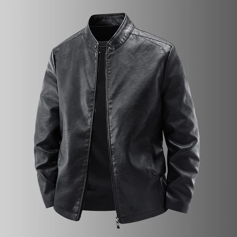 Veste de Motard en Cuir