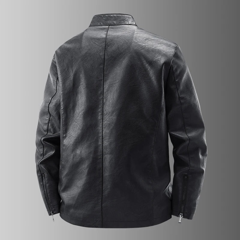 Veste de Motard en Cuir