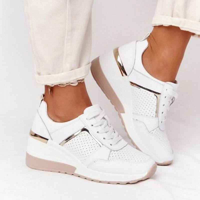 Nora™ | Baskets Confortables avec Talon Haut