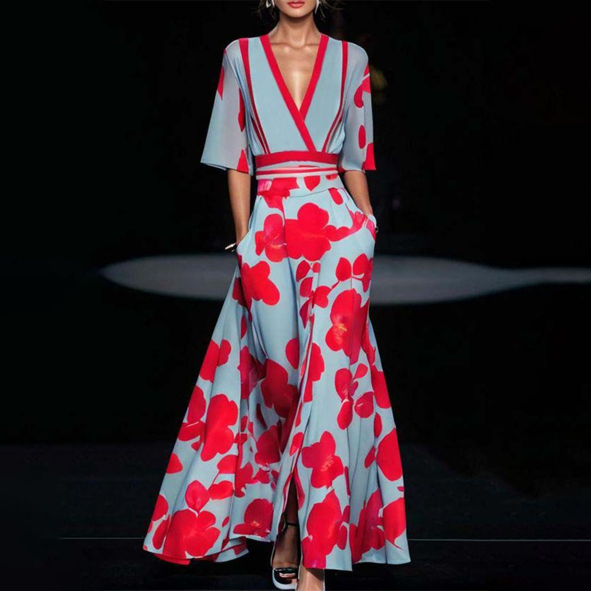 MIRIAM | Robe élégante à manches courtes
