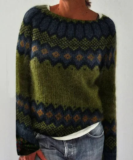 MIRIAM - MAGLIONE RETRO ISLANDESE