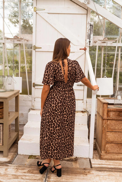 STELLA™ | LA ROBE MAXI EN LEOPARD