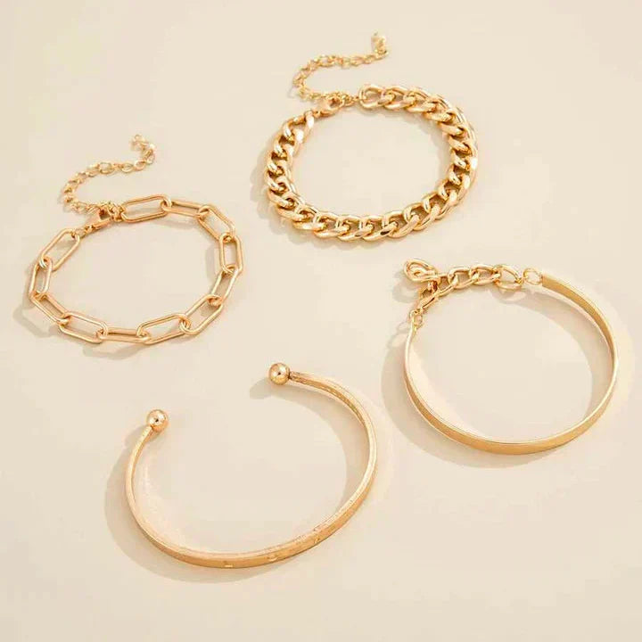 Set de bracelets Elan Mercer | Or