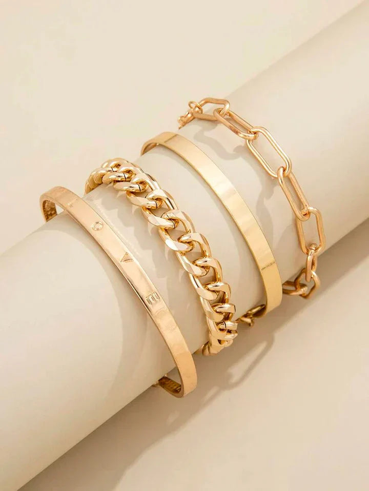 Set de bracelets Elan Mercer | Or