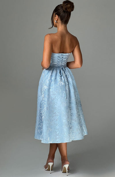 Robe Midi Jacquard Sans Manches L’atelier D’amélie