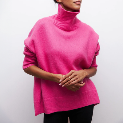 Amelia | Pull en maille élégant à col roulé
