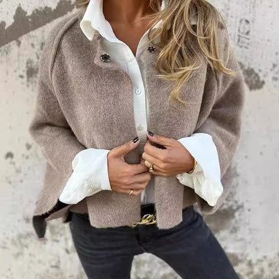 Elise - Veste Courte avec des Manches Évasées Chics