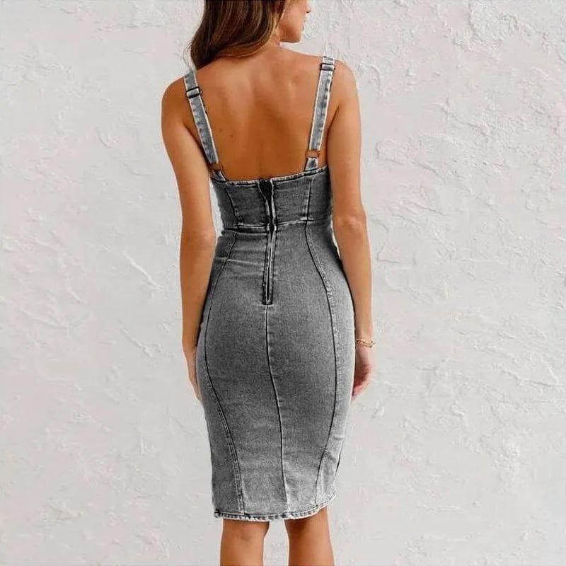 Mona | Robe en Denim