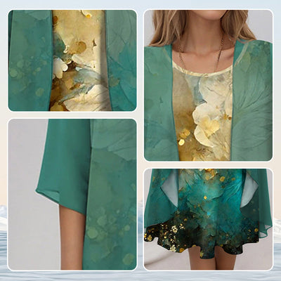 Adeline™ | Ensemble Élégant en Coton 2 Pièces