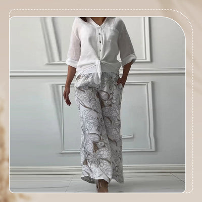 Pinas™ | Ensemble Élégant en Coton Décontracté