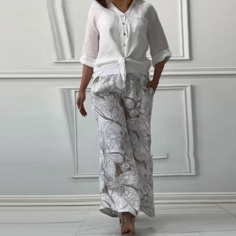 Pinas™ | Ensemble Élégant en Coton Décontracté
