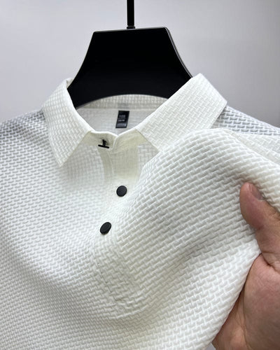 Julián | Polo texturé élégant et respirant pour homme