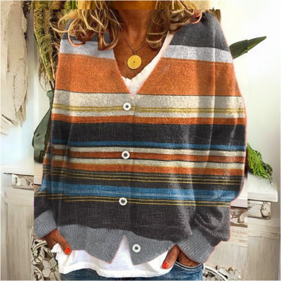 Saskia - Pull Bohème Coloré