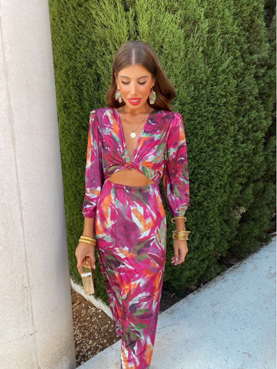 Danika | Robe élégante avec découpe