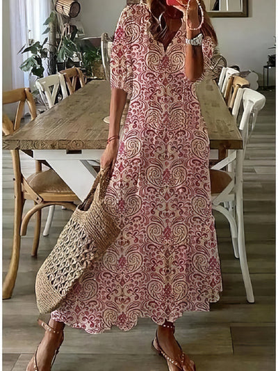 Diana™ - Robe Boho avec Couverture pour le Ventre